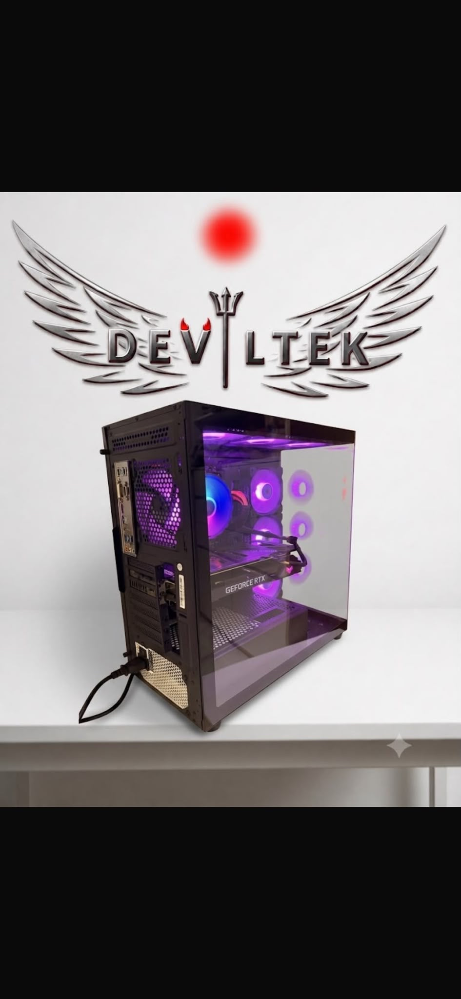 🖥️ PC Gaming DevilTek – RTX 3060 Ti | Ryzen 5 3600 | 16 Go RGB | Prêt à jouer