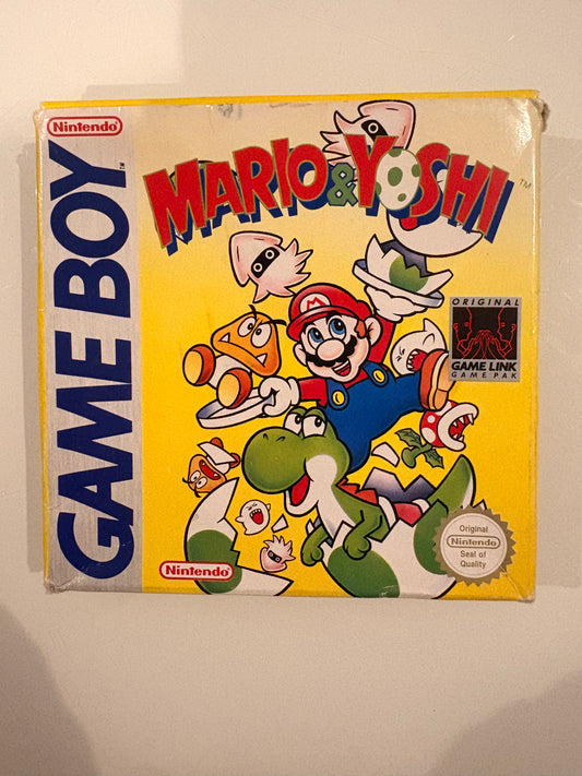 Mario & Yoshi – Nintendo Game Boy (Complet en boîte CIB)