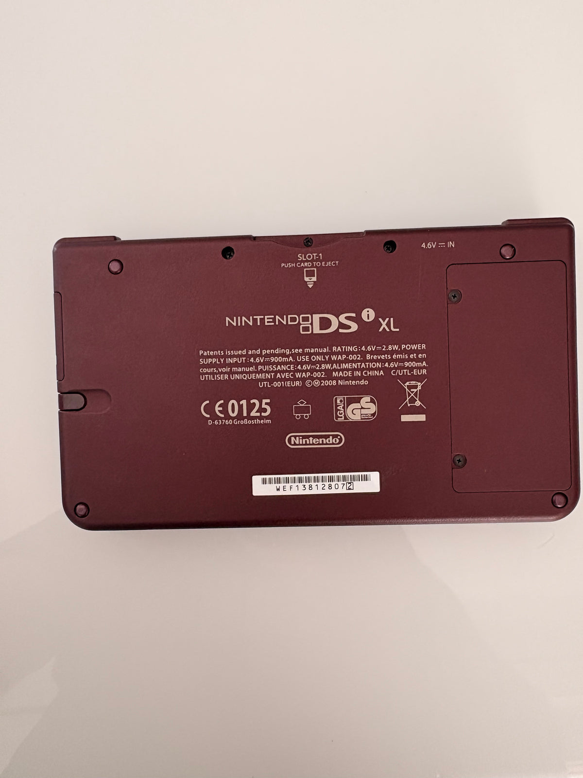 Nintendo DSi XL Bordeaux (Wine Red)