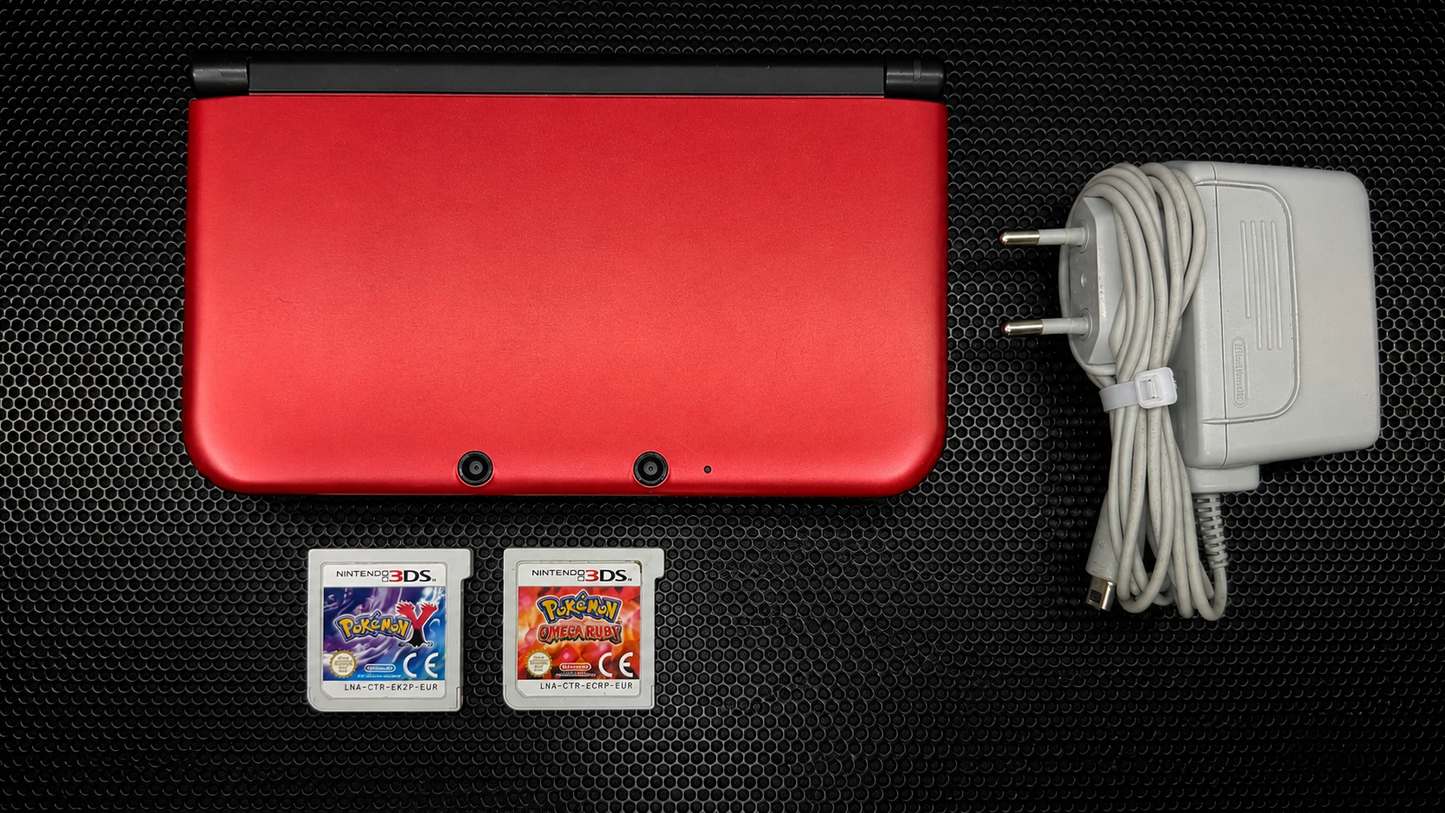 "Flame Battle" Pack: Nintendo 3DS + Pokémon Games