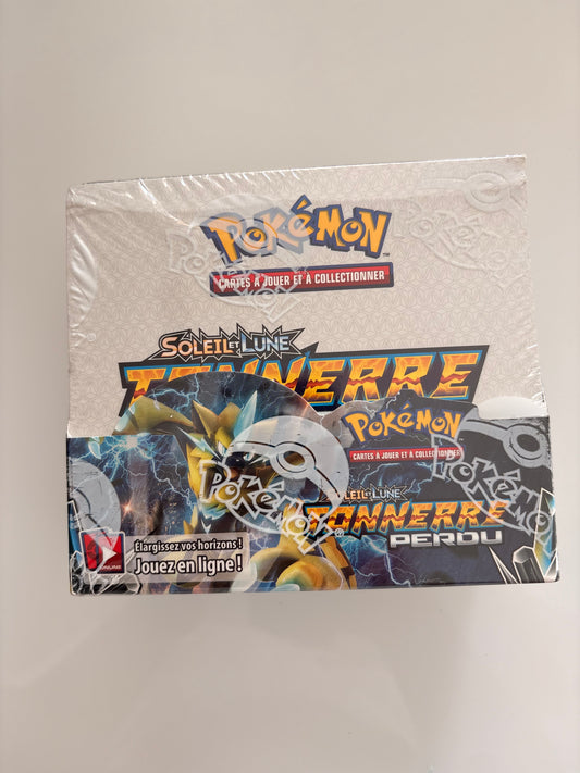 Display Pokémon Soleil et Lune Tonnerre Perdu SL8 (36 Boosters VF) - Scellé d'origine