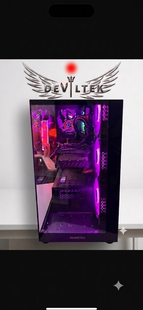 PC Gaming Noir DevilTek – RTX 3060 Ti | Ryzen 5 3600 | 16 Go RGB |