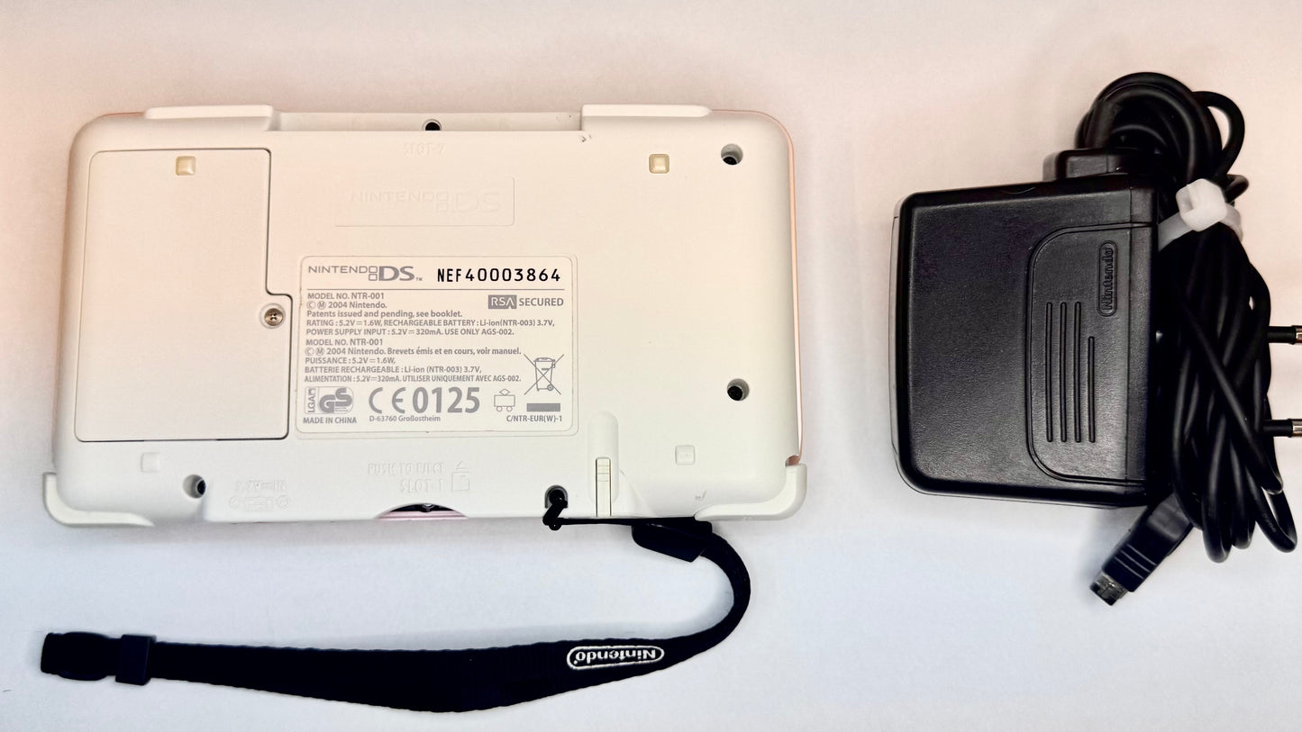 🌸 Nintendo DS Rose Métallisé – Complète avec Jeux