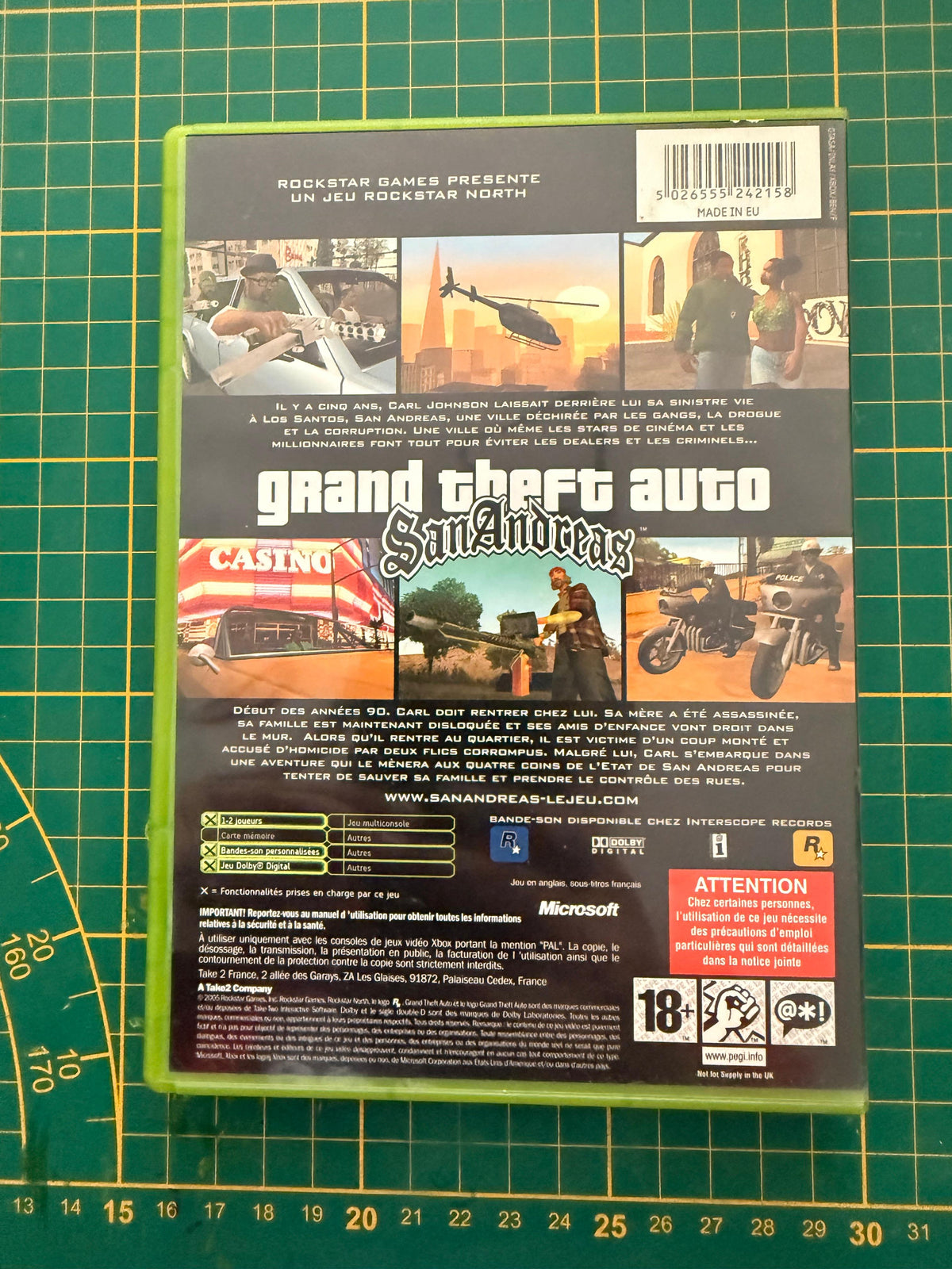 (GTA) Grand Theft Auto: San Andreas (FR) - Xbox