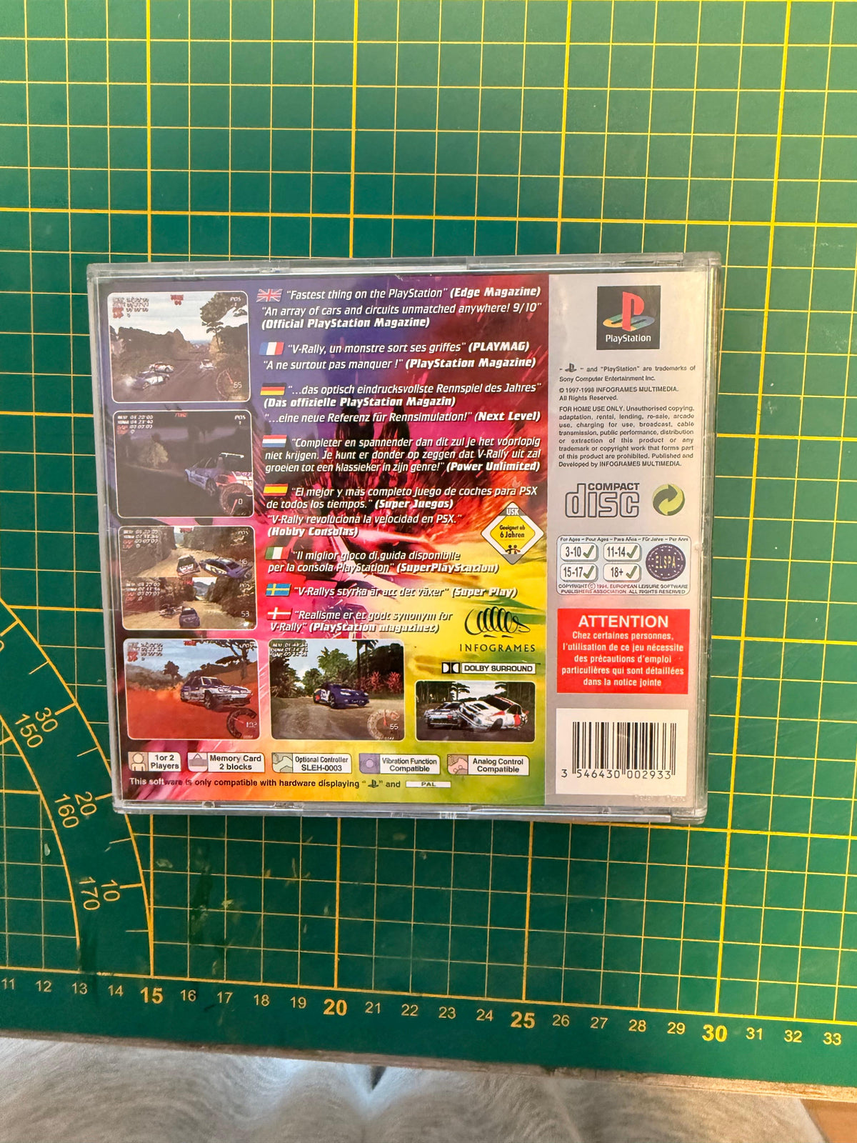 V-Rally Championship Edition (Gamme Platinum) - PS1