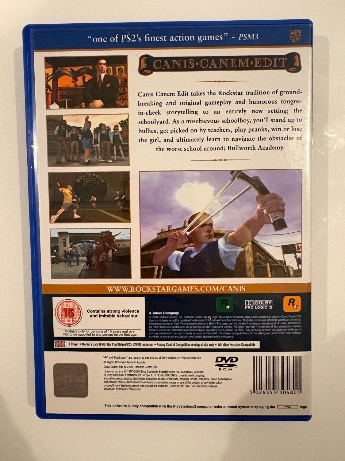 Canis Canem Edit - PlayStation 2 - DevilTek