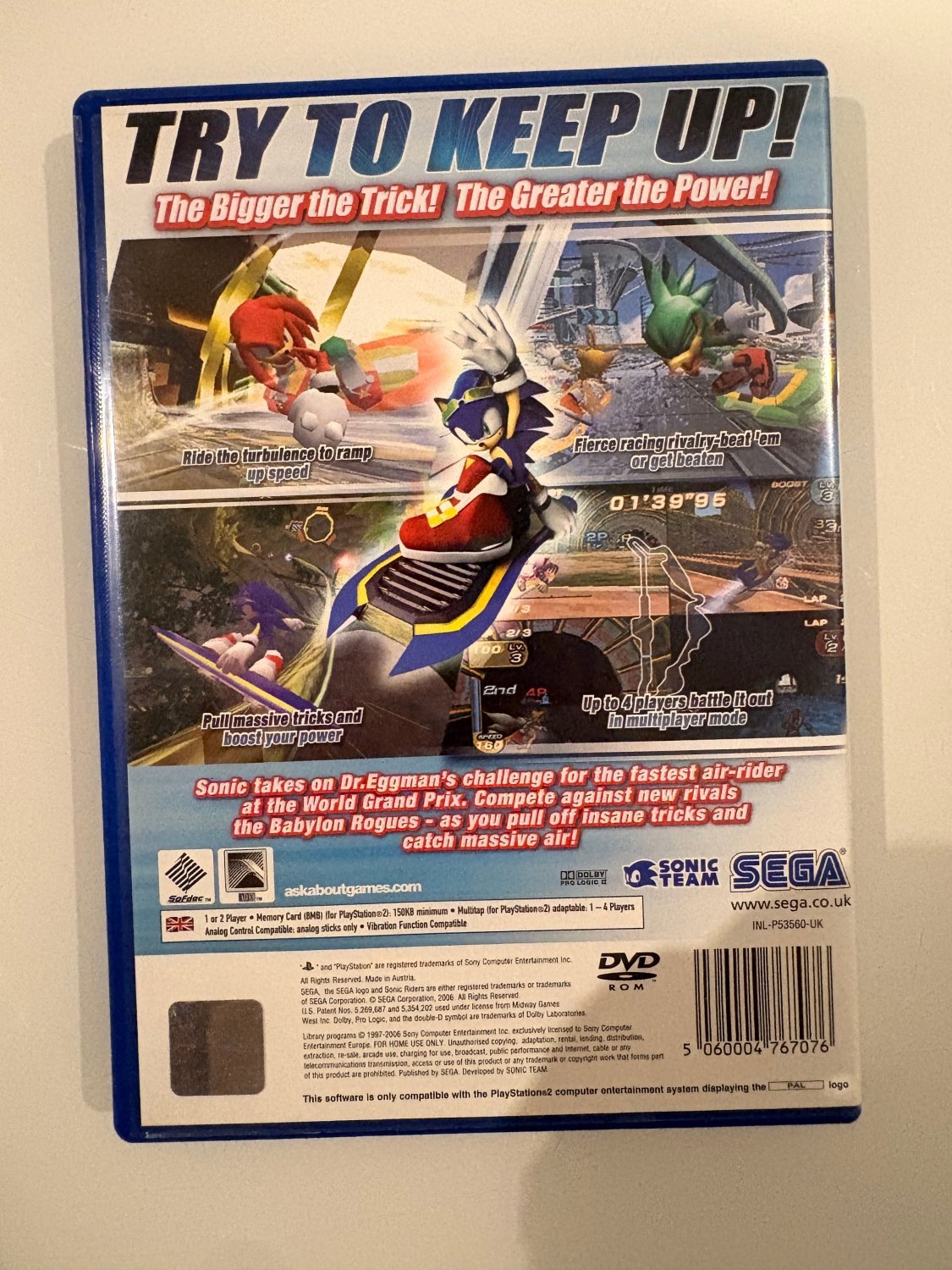 Sonic Riders - PlayStation 2 - DevilTek